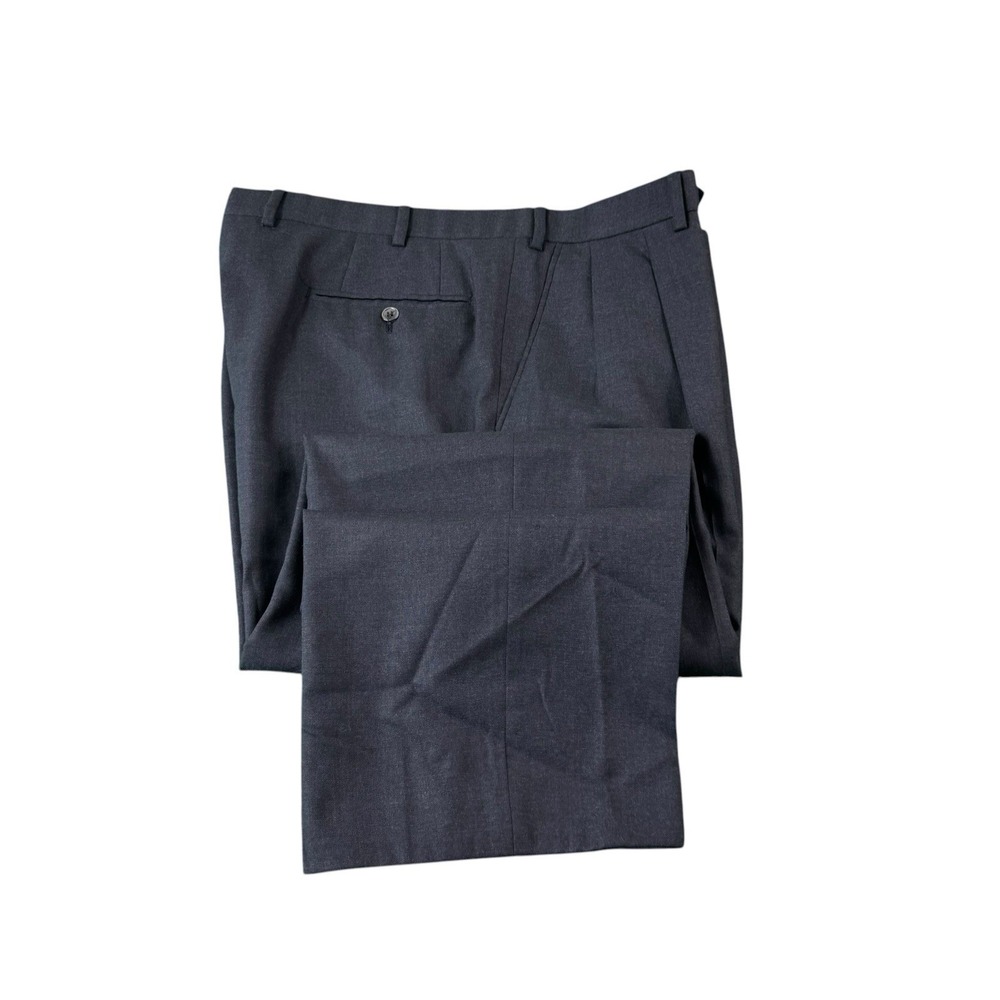 Brioni Gray Double Pleated Delta Wool Men's Trouser Si4 36x28